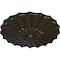 Ekena Millwork Shakuras Ceiling Medallion (Fits Canopies up to 1 3/8"), Hand-Painted Stone Hearth, 9"OD x 1 3/8"P CM09SHSHF - alternate 3